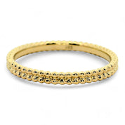 Milgrain Ring Gold Wave ECL77 aus 585 Gelbgold