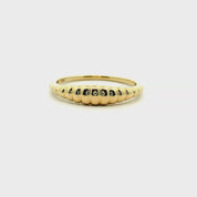 Ring Gold Wave ECL74 aus 585 Gelbgold