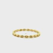 Ring Gold Wave ECL79 aus 585 Gelbgold