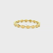 Ring Gold Wave ECL80 aus 585 Gelbgold
