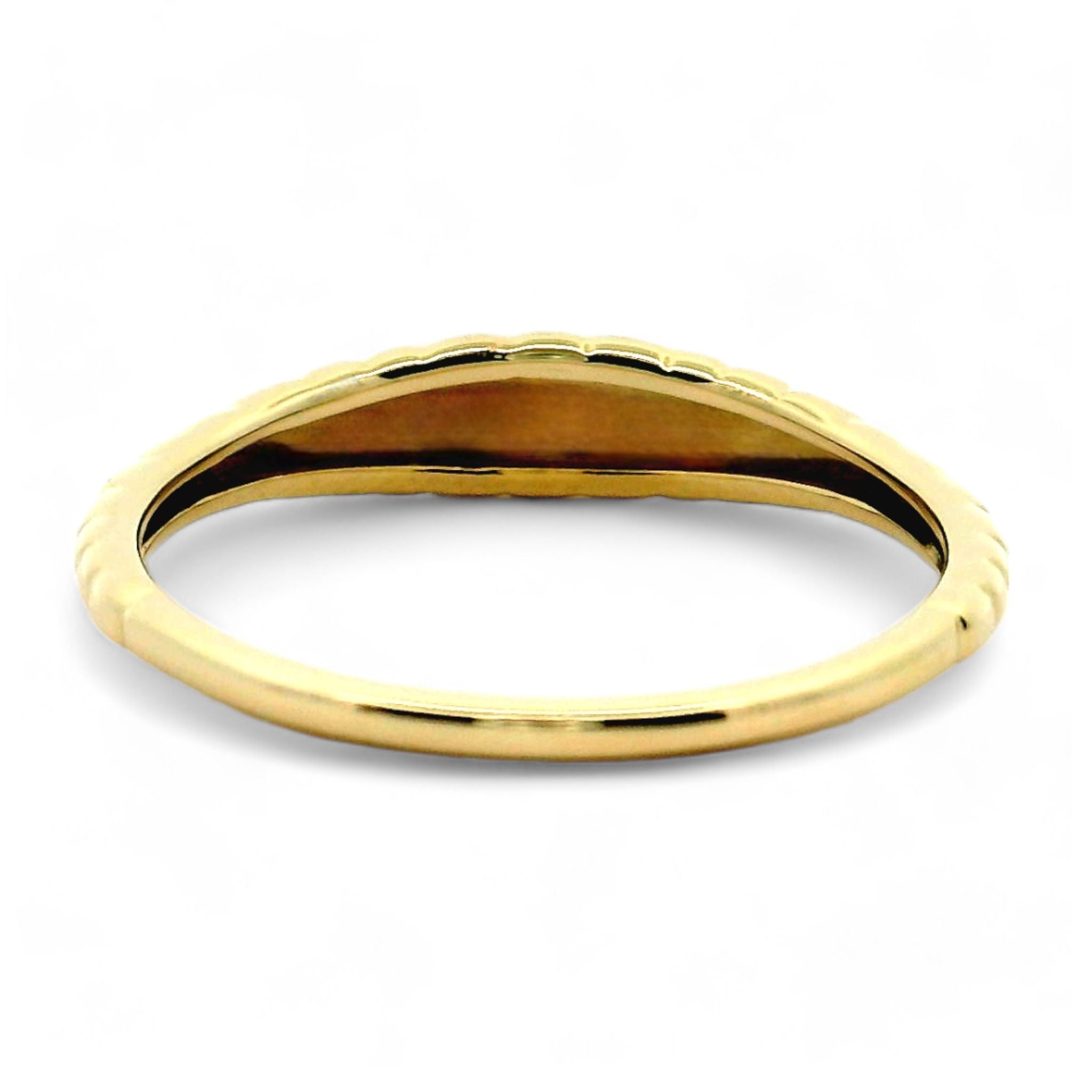Ring Gold Wave ECL74 aus 585 Gelbgold