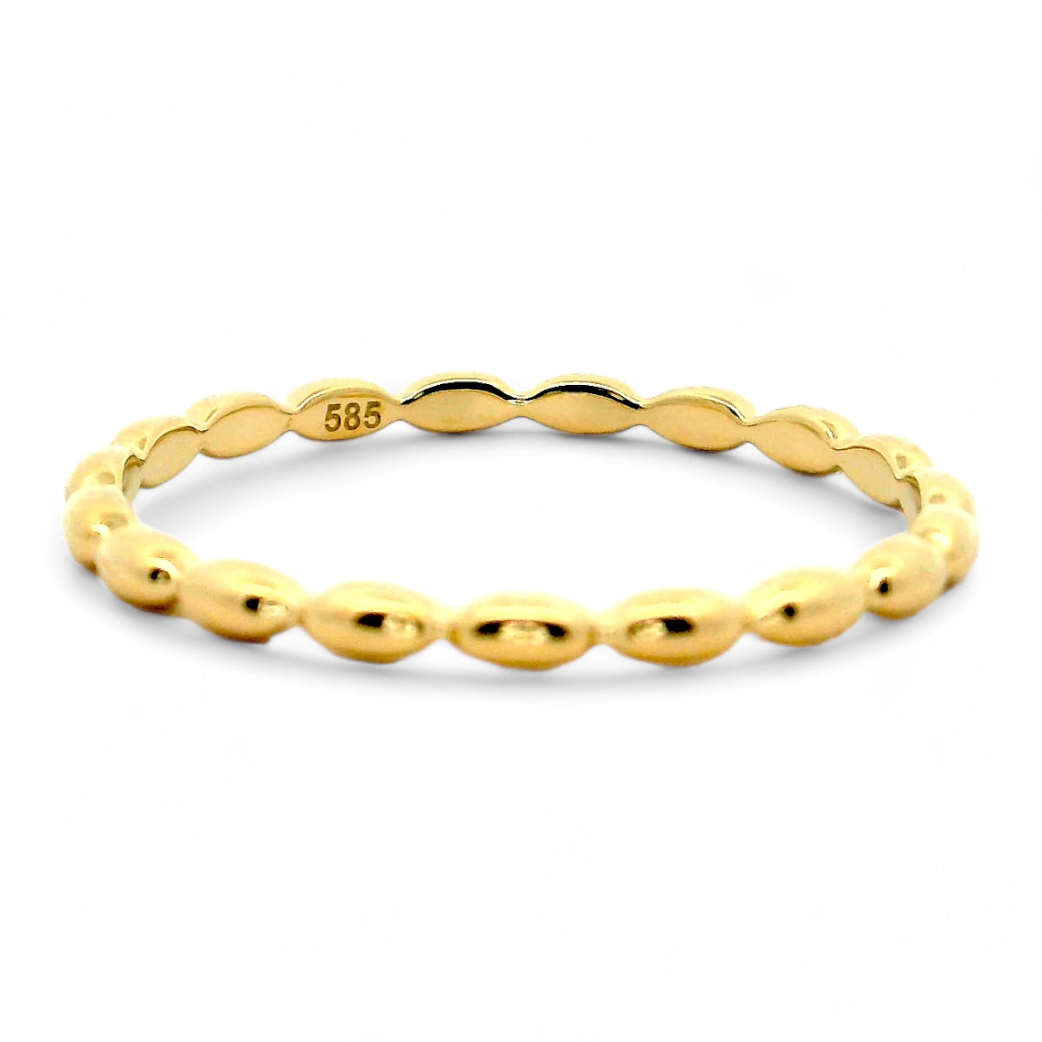 Ring Gold Wave ECL79 aus 585 Gelbgold