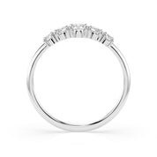 Goldener Diamant Ring mit 5 Brillanten 0,42 ct - 14kt
