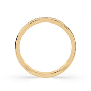 Diamant Ring aus 585 Gold mit 19 Brillanten 0,15 ct in Kanalfassung