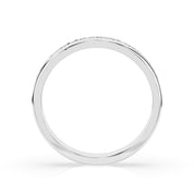 Diamant Ring aus 585 Weißgold mit 18 Brillanten 0,15 ct in Kanalfassung