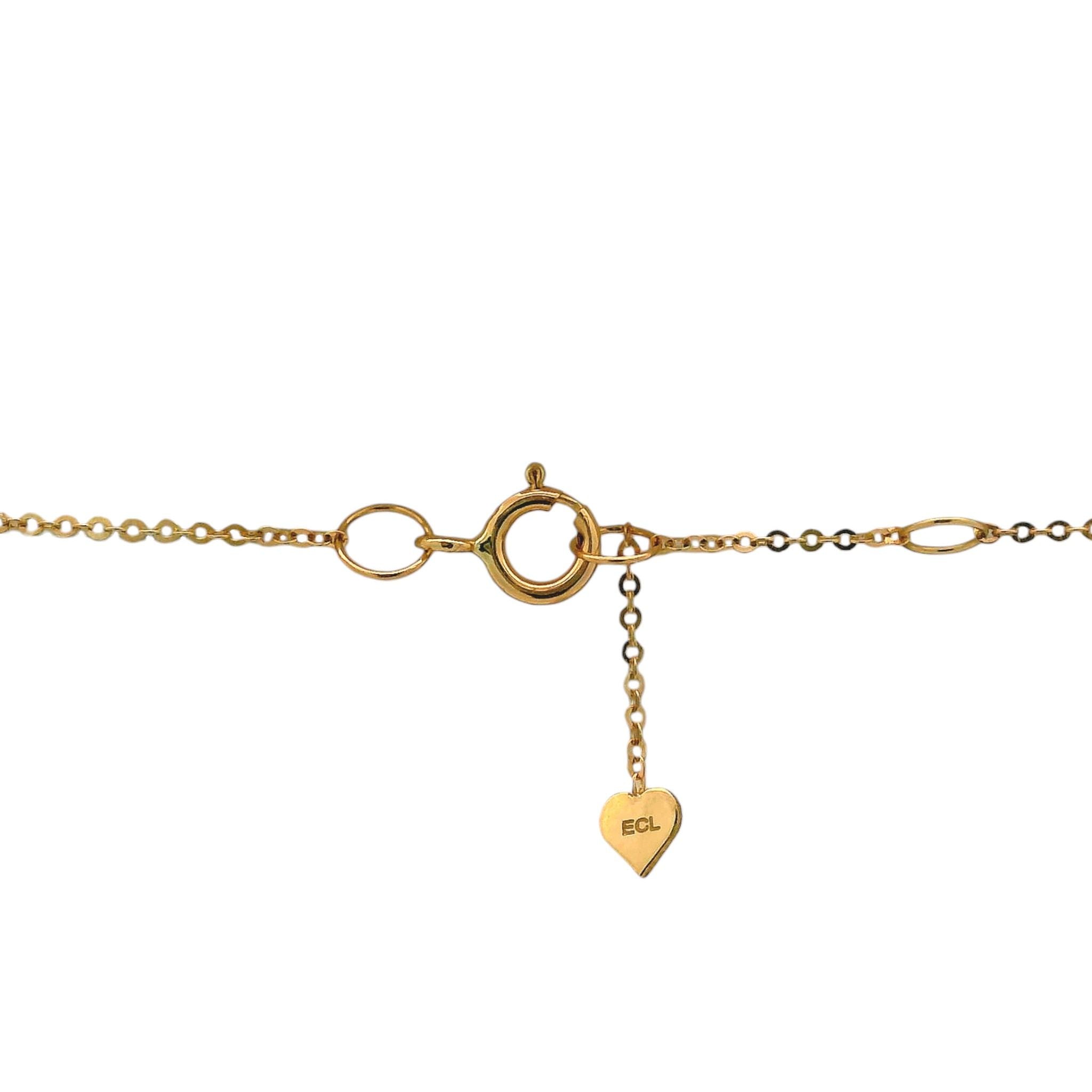 Armband Unendlichkeit aus Gold 585 mit 38 Diamanten 0,19 ct