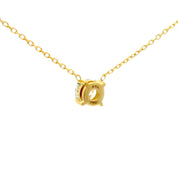 Diamant Anhänger mit Kette aus Gold 750 & 0,40 ct Brillant GIA