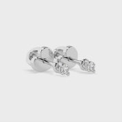 Ohrstecker Mini Solitaire aus Gold 585 mit 2 Diamanten 0,08 ct
